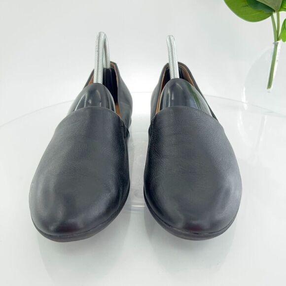 Dansko Womens Larisa Loafer Size 39 8.5 Black Leather Low Heel Slip On Work Shoe - Picture 4 of 15